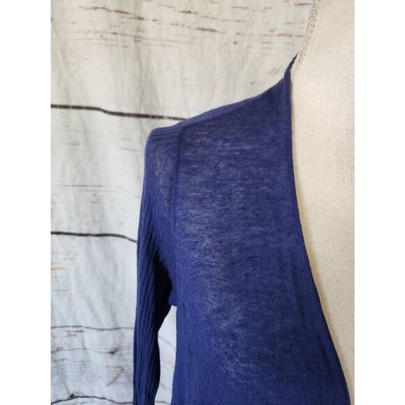 Eileen Fisher Lightweight Linen Blend Open Cardigan Size XS - Picture 4 of 6